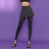 Black Label Signature Life Flare Skirt Leggings Mood Night Gray