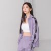 Xexy Mix Line Track Zip Up Muse Lavender