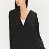 Loose Fit Cover Up Hood Black 1