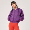 Napping Hood Zip Up Iris Orchid