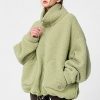 Sherpa High Neck Jumper Pure Lime 1