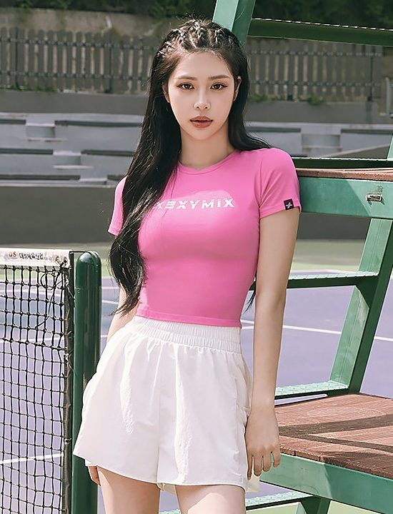 Heva Crop Top Dewberry Pink