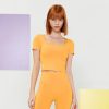Xella™ Intention Crop Top Yellow Orange 1