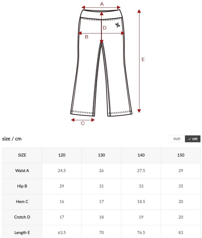 Xella™ Kids Semi Boots Cut Pants Size