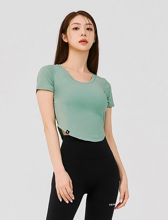Xella™ Light Round Crop Top Just Mint
