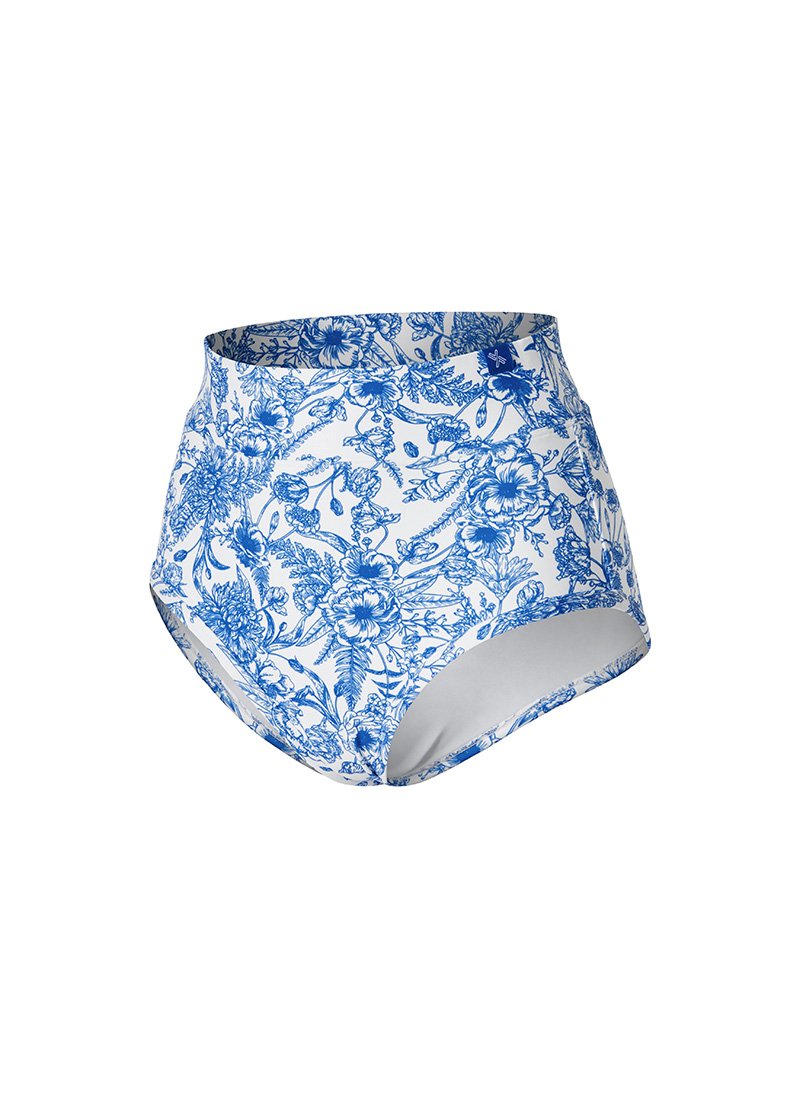 Black Label Signature Life Essentail Flower Shorts Dolphin Blue
