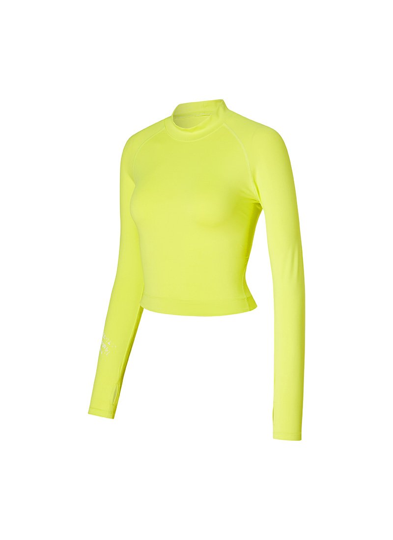 Crack Symbol Rash Guard Sunny Lime 5