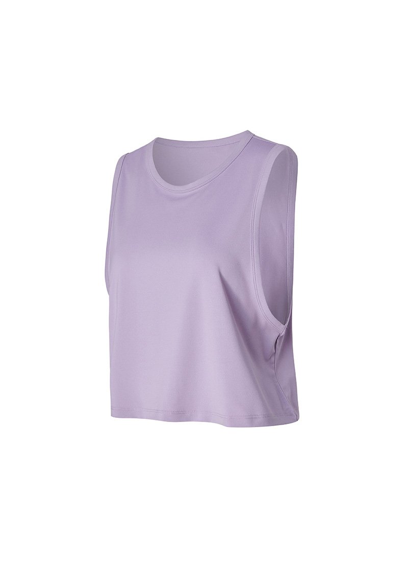 Soft Crop Sleeveless English Lavender 5