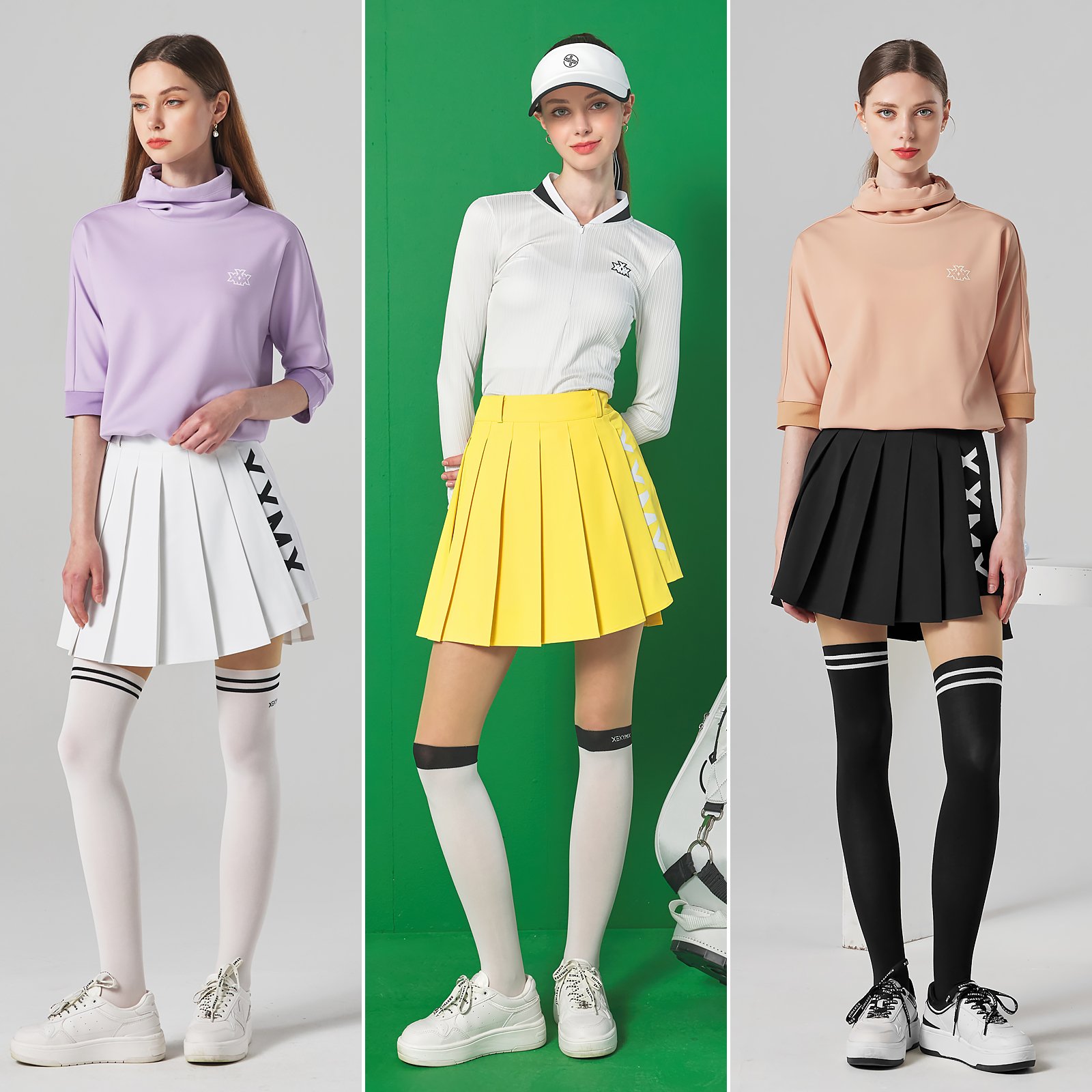 Xxmx Pleated Culottes Skirt Colors