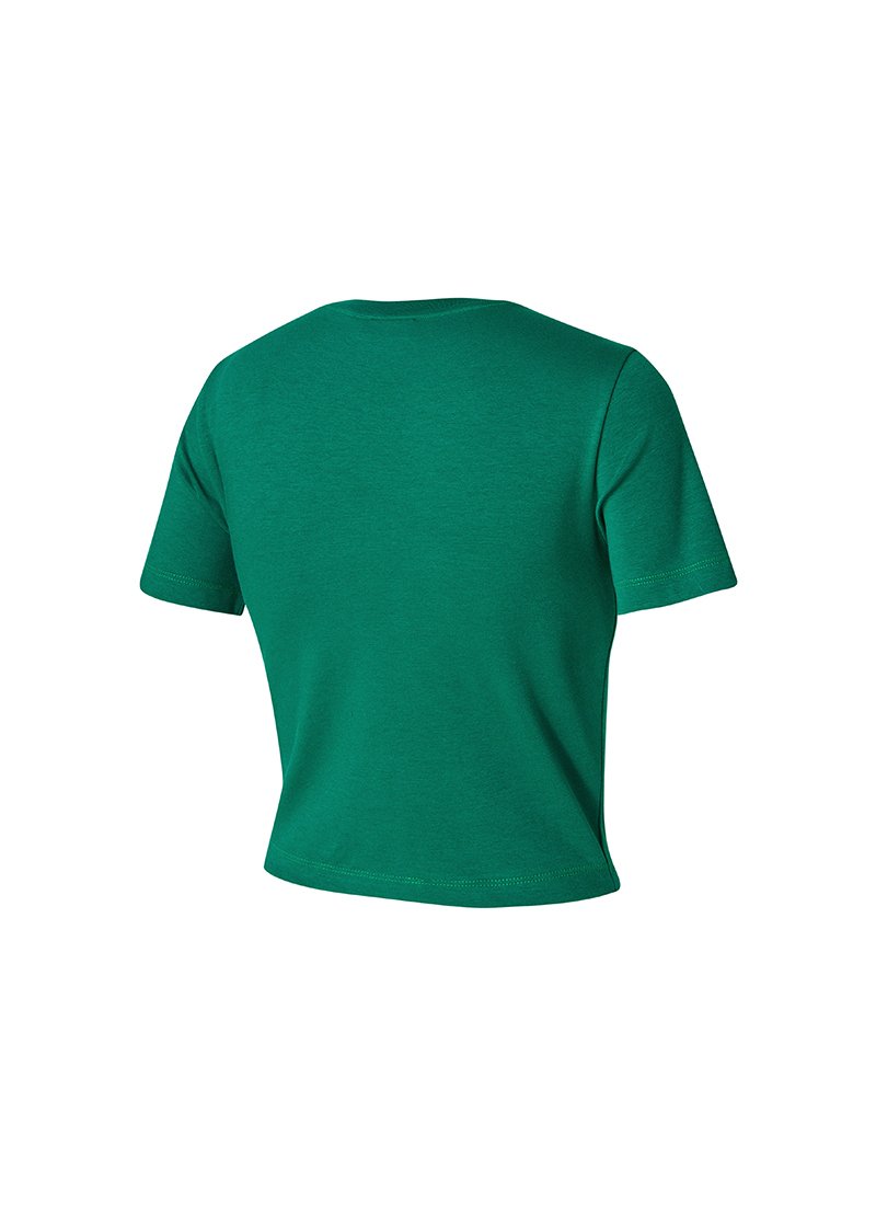 Daily Crop T Shirt Eden Green 5