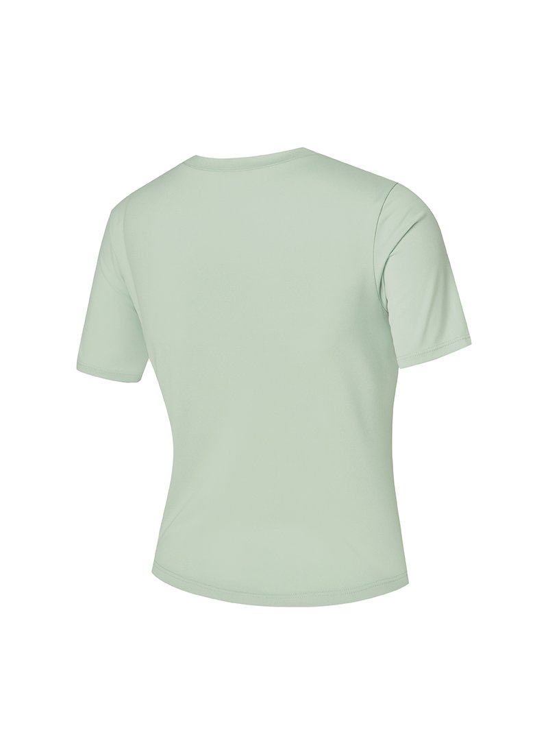 Ice Feather Crop Short Sleeve Mineral Mint 5