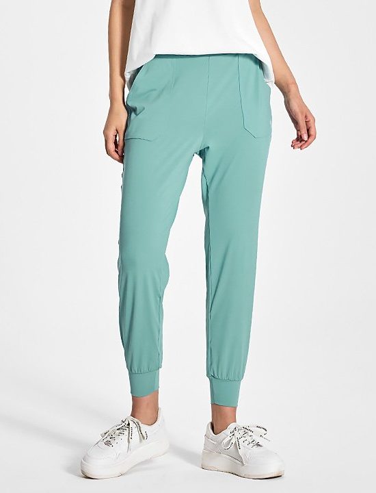 Medium Feather In Band Jogger Pants Deep Aqua