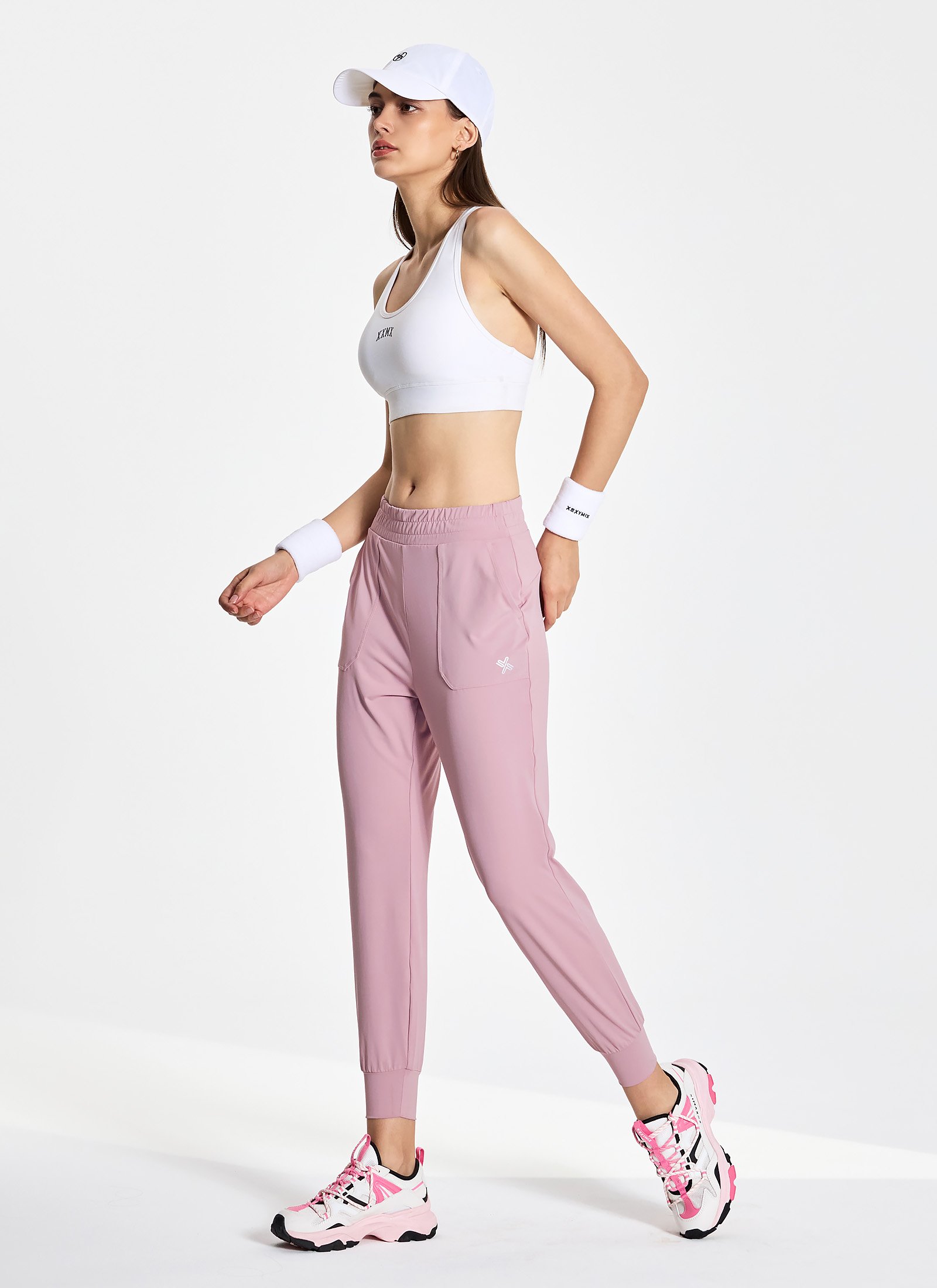 Medium Feather In Band Jogger Pants Willow Pink 1