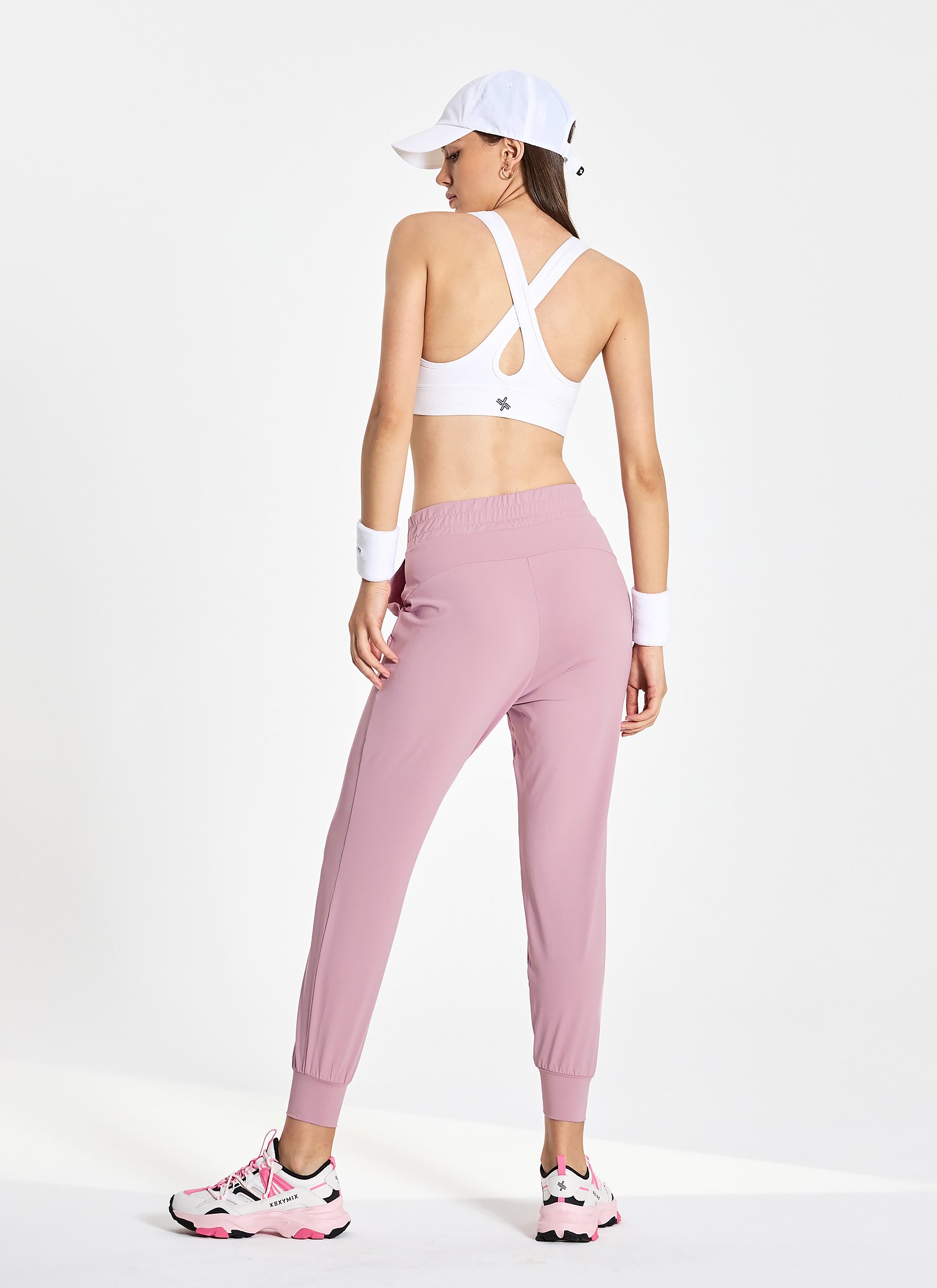 Medium Feather In Band Jogger Pants Willow Pink 3
