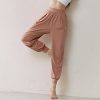 Relax Feather Jogger Fit Harem Pants Cocoa Rose