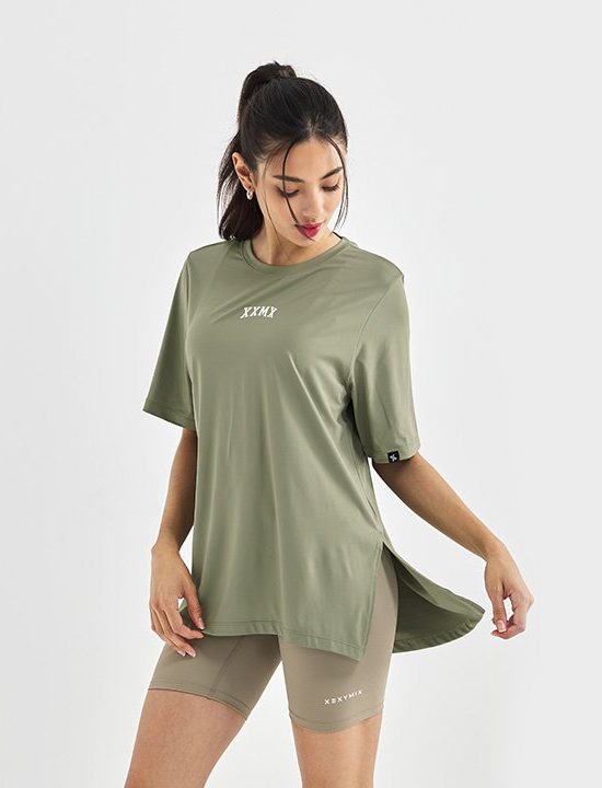 Xxmx Cover Up T Shirt Ash Olive