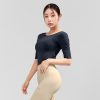Inpad Wide Neck 5 Part Short Sleeve Black Iris