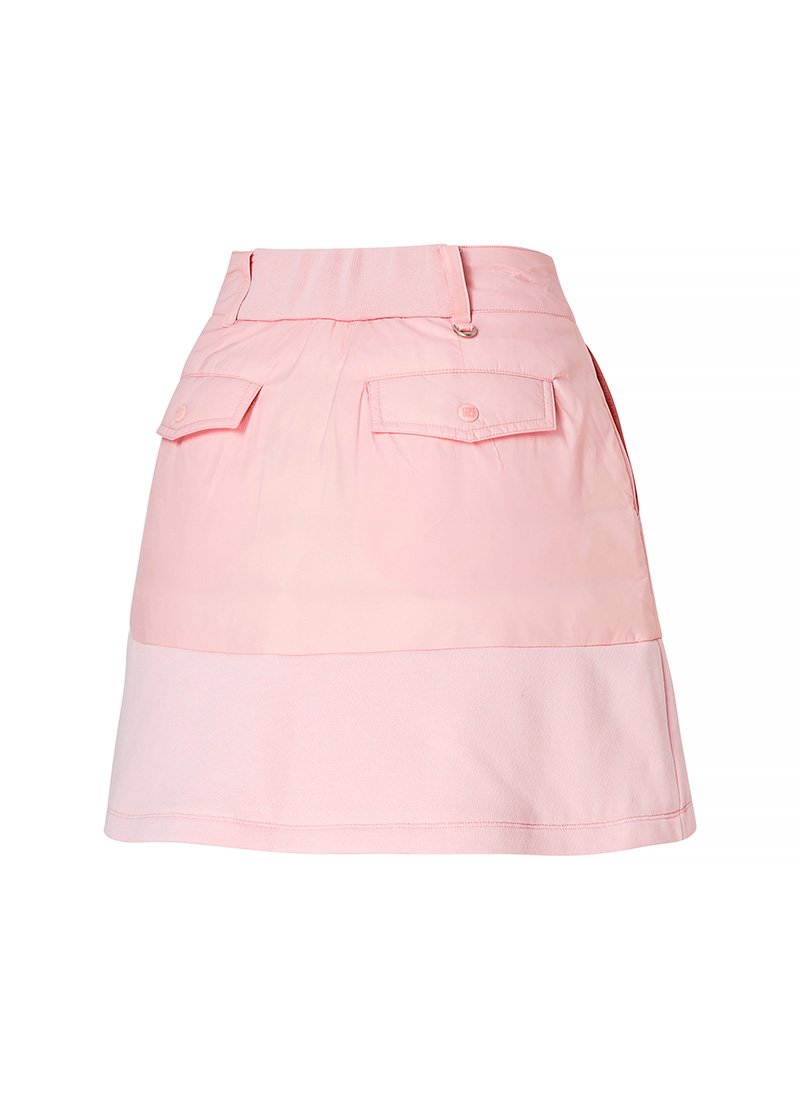 Duck Down Padded Skirt Light Pink 5