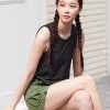 Ecodex Crop Cover Up Sleeveless Black 1
