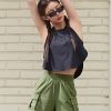 Ecodex Crop Cover Up Sleeveless Black 2