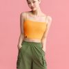 Light Stretch Women Cargo Shorts Kale Khaki 3