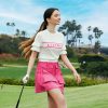 Frill Lace Knit Short Sleeve White