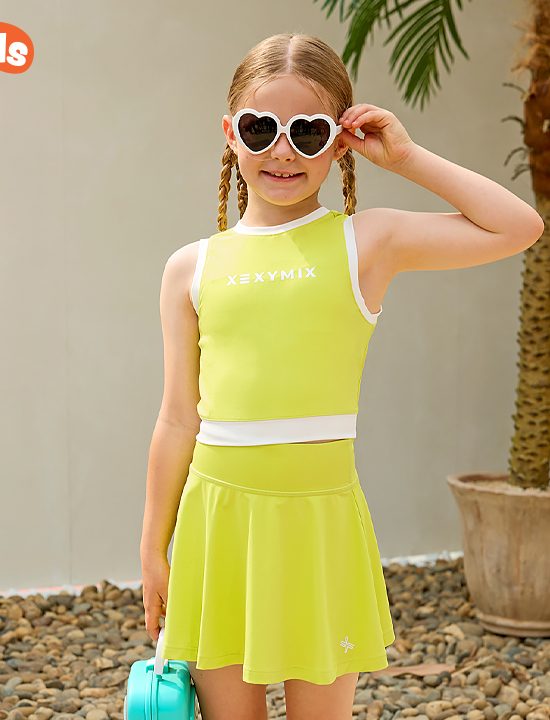 Áo Summer Breeze Kids Semi Crop Bra Top - XKFWB50J2
