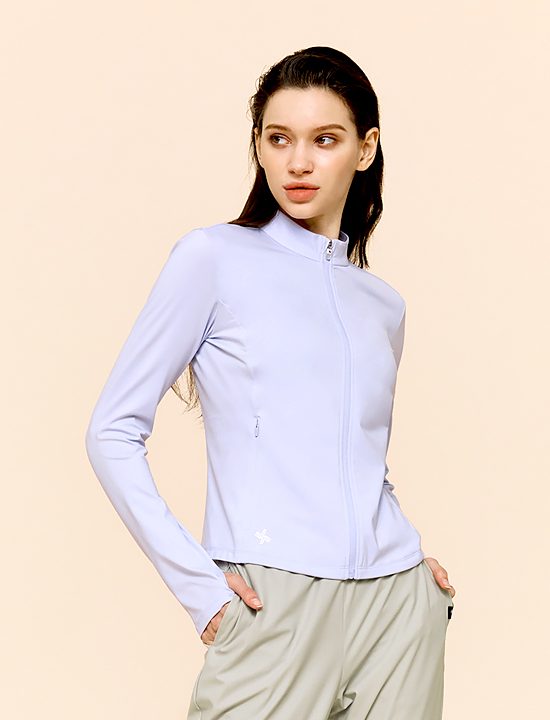 Áo khoác Cool Light Zip Jacket Heather Blue - XWFGJ05J2