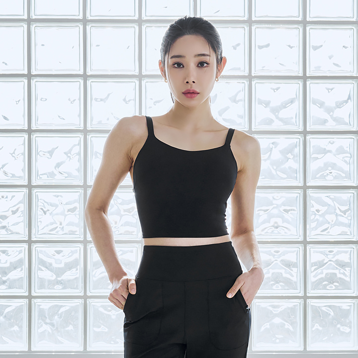 Áo Bra Top Black Label Signature 360N Backless Black - XT4374H