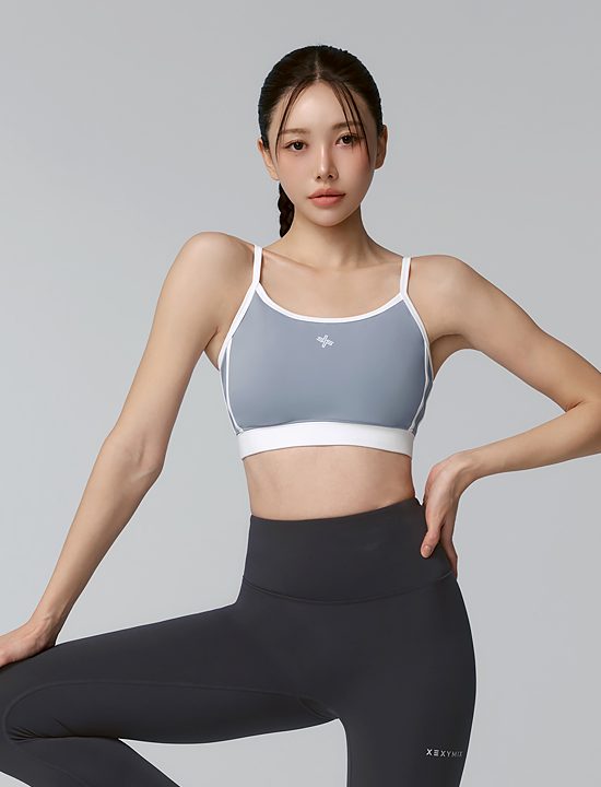 Áo Bra Double Line Color Block_Ash Sky - XFK2BR1502