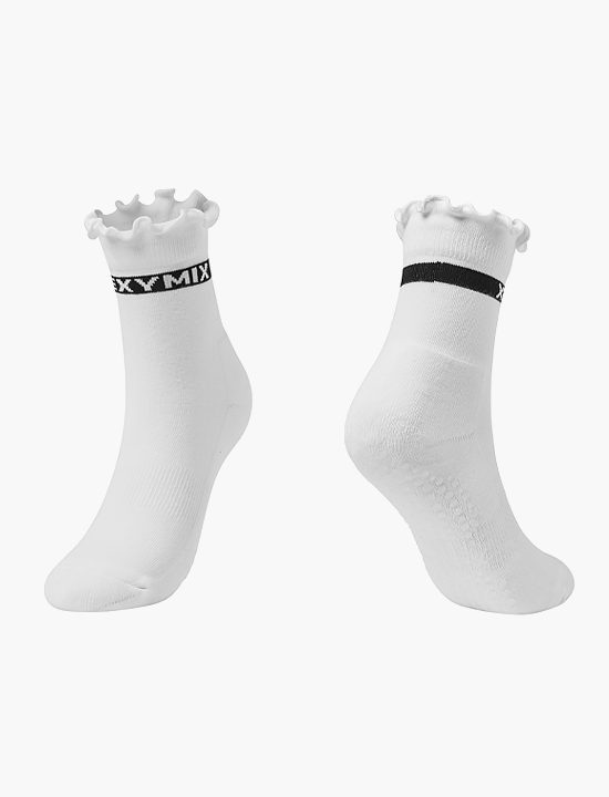 Tất Cao Cổ Chống Trượt Ruffle (4 colors) - XFK5AM1702