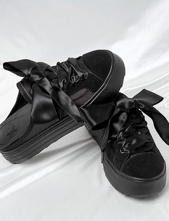 Satin Dayrise Mule_Black - XUK5SH1805