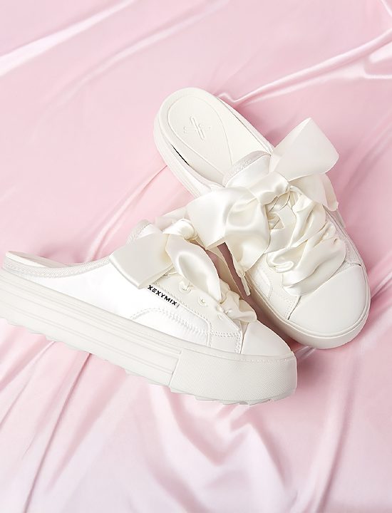 Satin Dayrise Mule_Cream Ivory - XUK5SH1805