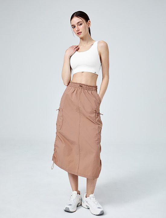 Chân Váy Dài Comfort Utility Cargo_Pink Magnet - XFK2RK1101