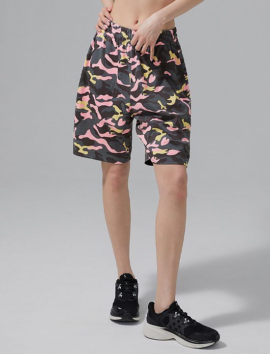 Quần Camouflage Reversible Women's Shorts_Black - XFK2PS1111