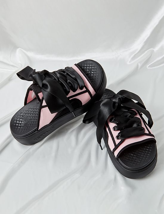 Dép Lace Up Beach Sandals_Pink Black - XUK5SS1801