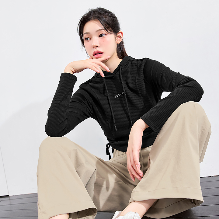 Áo Hoodie thun gân rút eo Xexymix - XFK3TL1110 ( 4 màu )