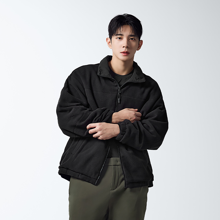 Áo Khoác Nam 2 Mặt Reversible Men’s Fleece Jumper - XMK4JL1101