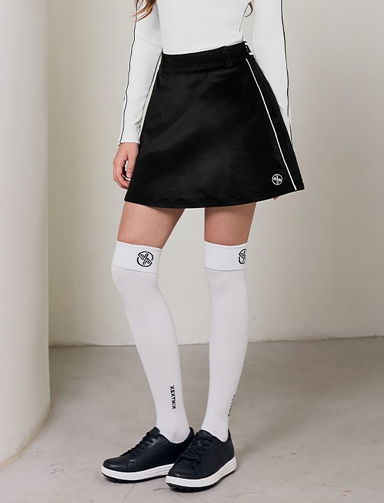 Chân Váy Corduroy Phối Màu Piping - XFK3RK1207