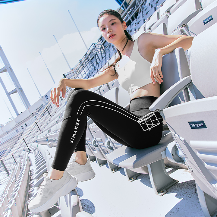 Quần Leggings lót nỉ RX Black Label Signature 360N Fleece Reflective Piping - XFK4LL1501