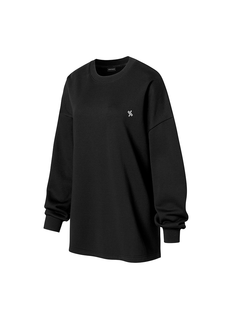Áo Warm Soft Side Slit Overfit Man-to-Man - XFK4TL1101 - Ảnh 12