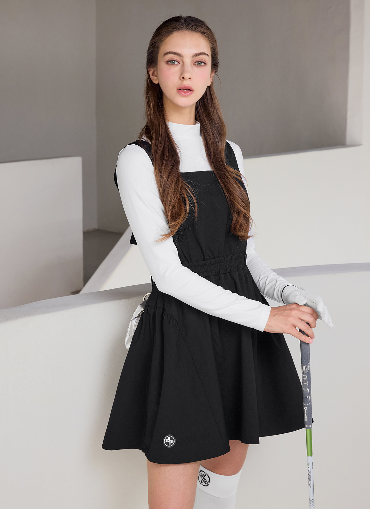 Váy Back Ribbon Volume One Piece - XFK3OP1202 - Ảnh 4