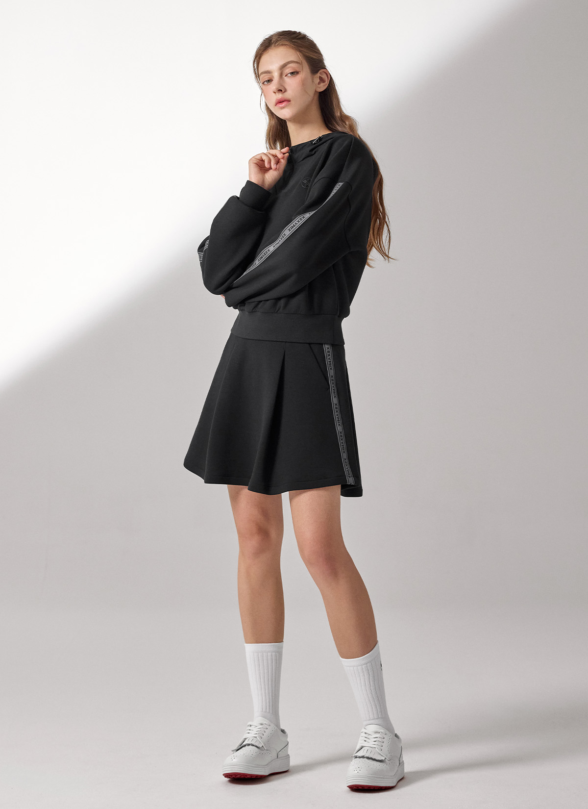 Chân váy Line Point Soft Skirt - XFK3RK1208 - Ảnh 3