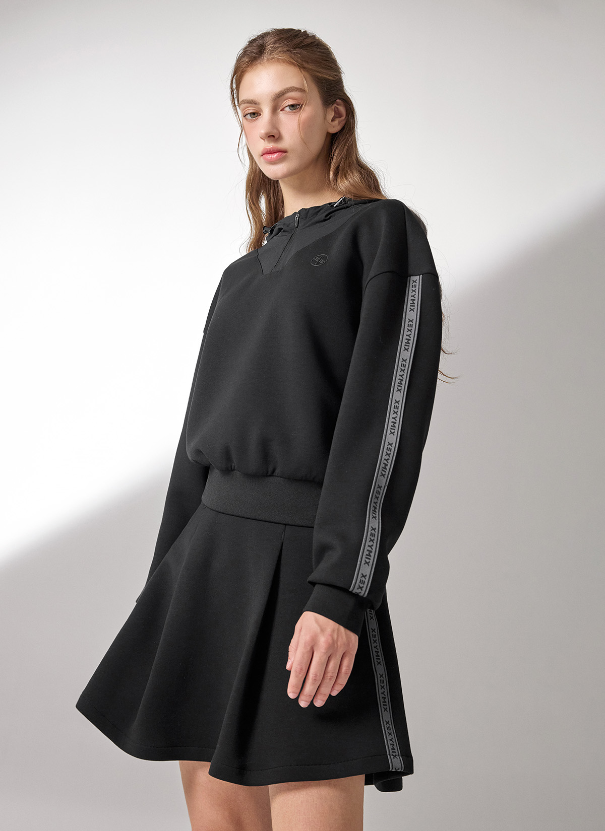 Chân váy Line Point Soft Skirt - XFK3RK1208 - Ảnh 5