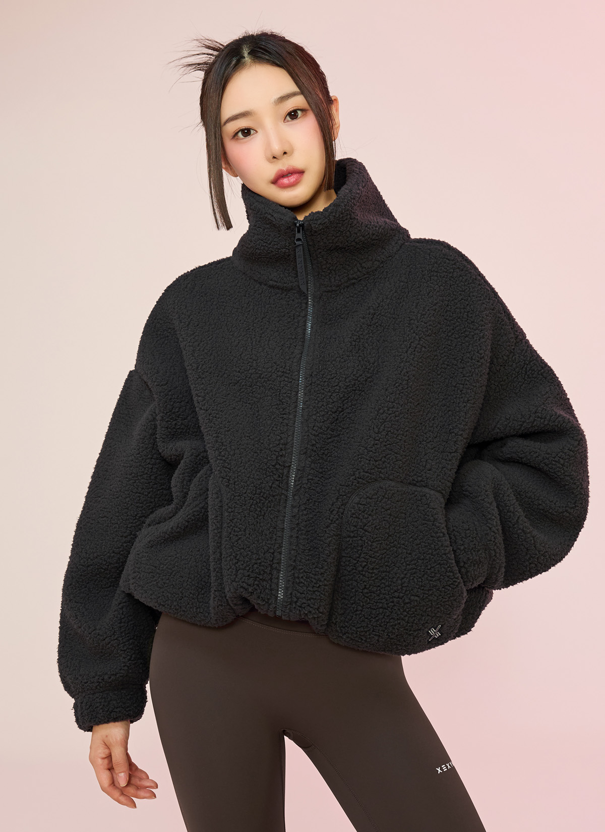 Áo lông cừu Sherpa high-neck jumper - XA5410G - Ảnh 87