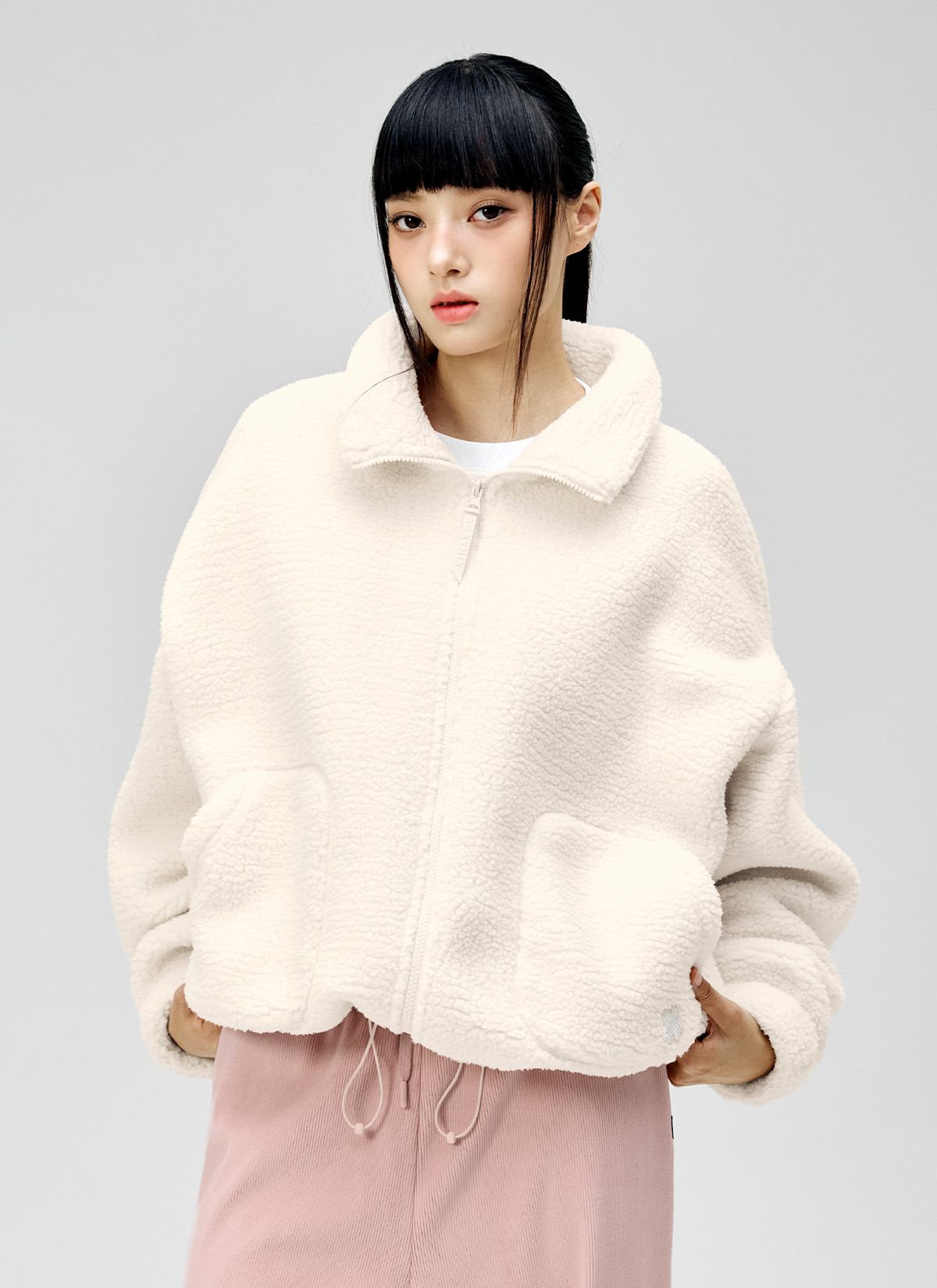 Áo lông cừu Sherpa high-neck jumper - XA5410G - Ảnh 68