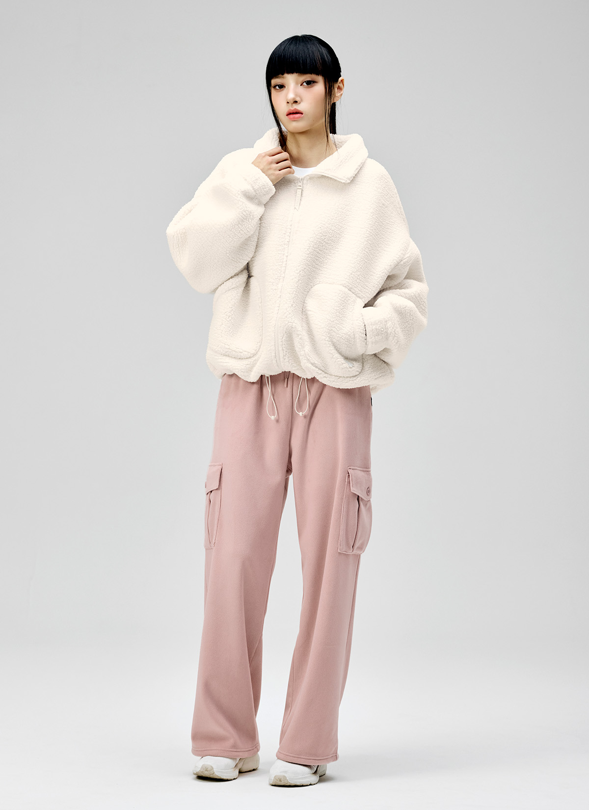 Áo lông cừu Sherpa high-neck jumper - XA5410G - Ảnh 72