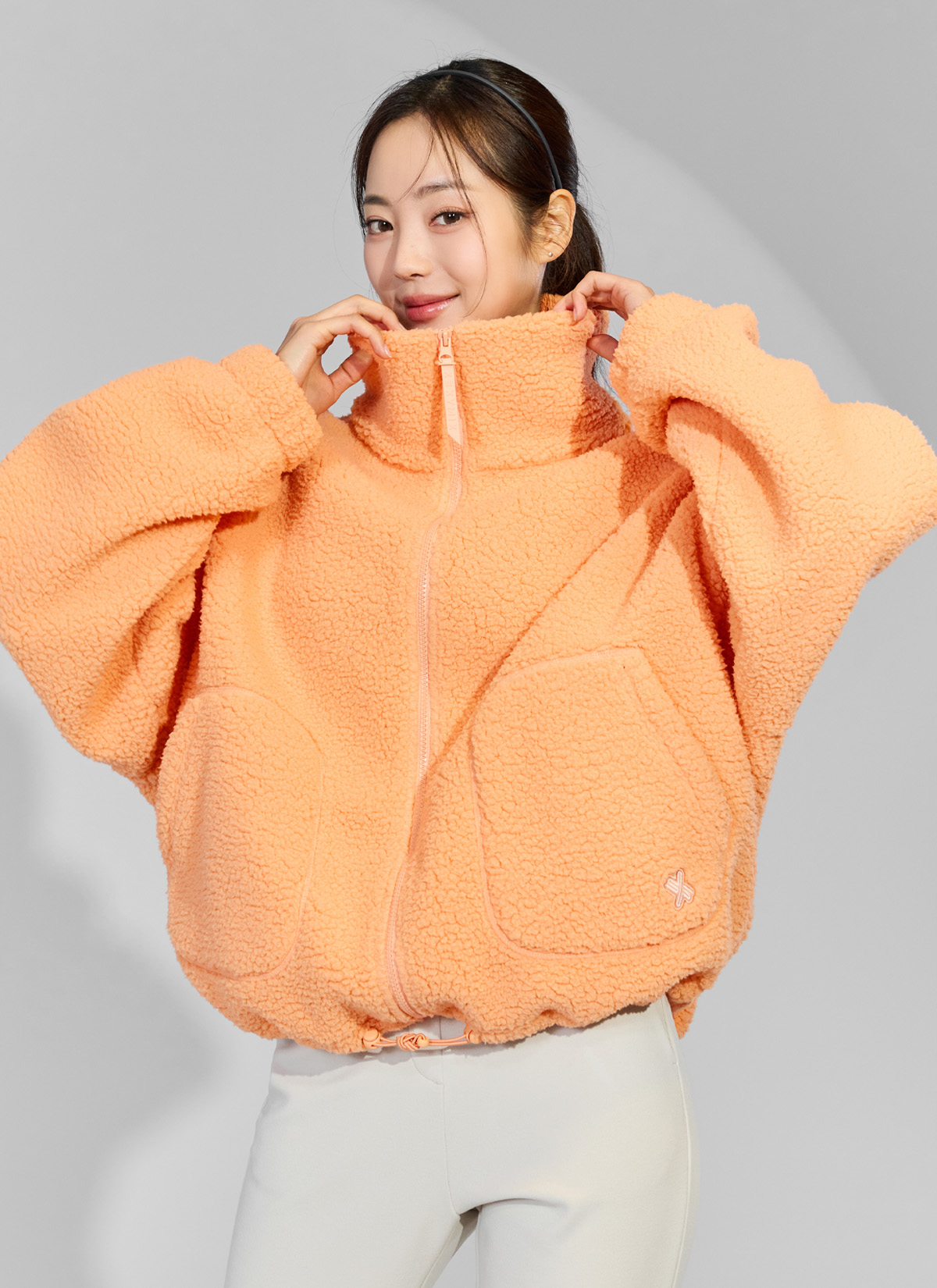 Áo lông cừu Sherpa high-neck jumper - XA5410G - Ảnh 56