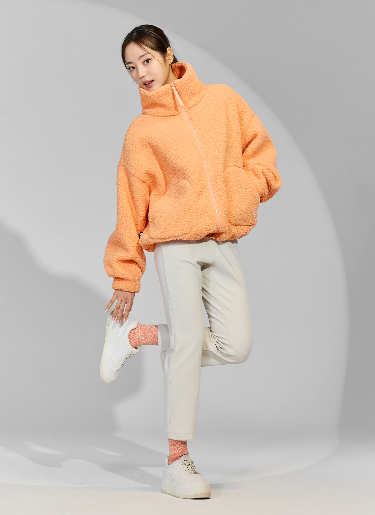 Áo lông cừu Sherpa high-neck jumper - XA5410G - Ảnh 58