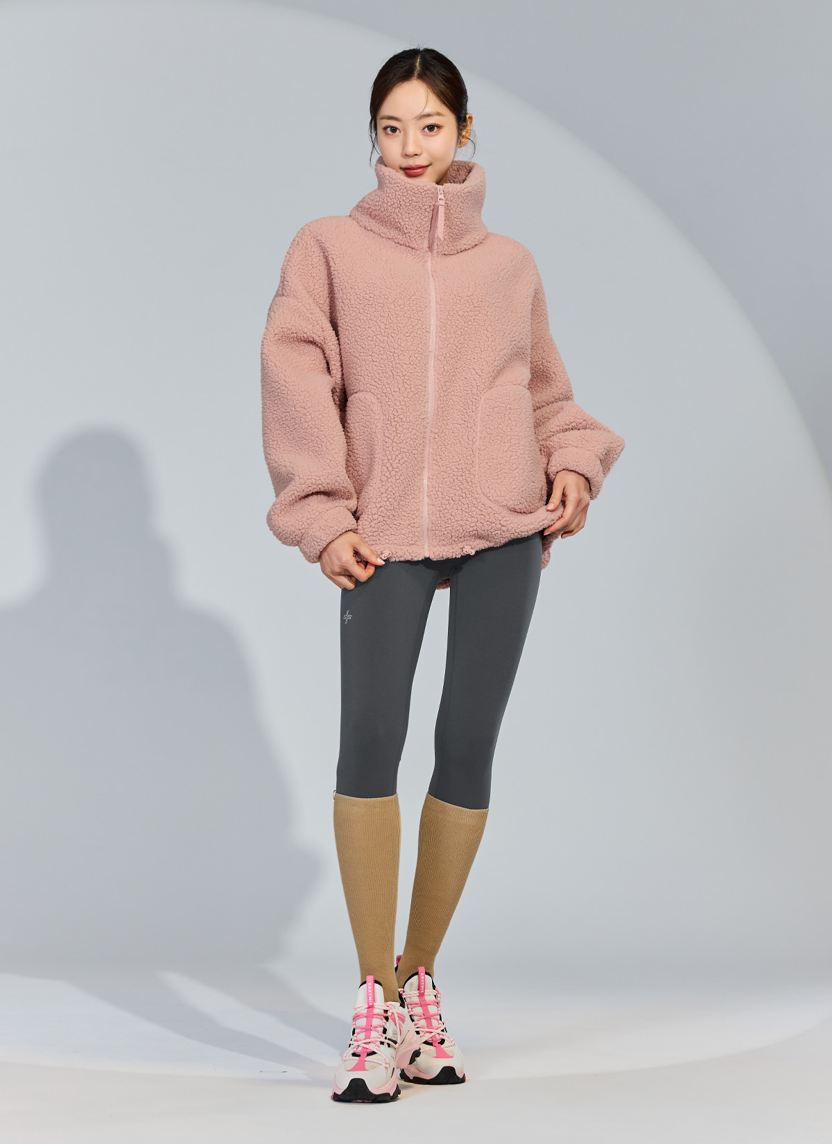 Áo lông cừu Sherpa high-neck jumper - XA5410G - Ảnh 51